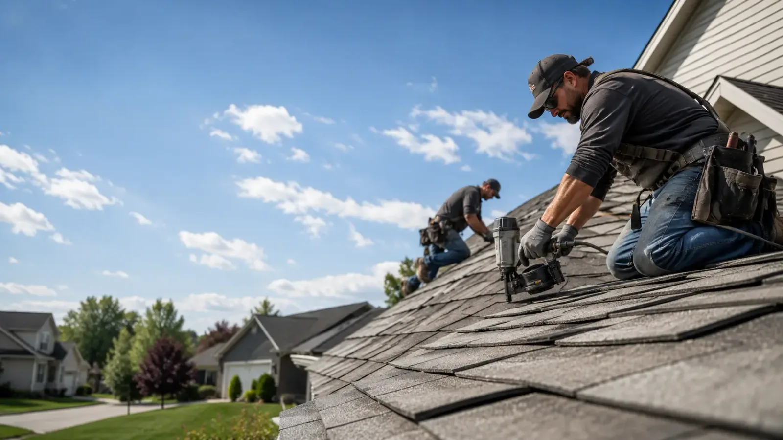 Storm Damage Roof Repair in Lexington, IL near me